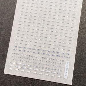 ドア表記インレタ(ネイビー篇)(Nゲージ)の詳細画像2