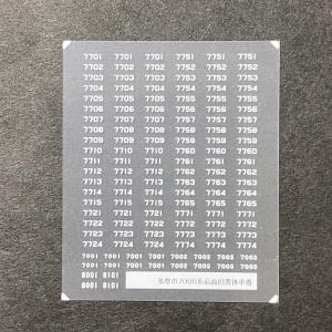 地下鉄7000系前面車番(Nゲージ) : 世田谷車両 Yahoo!店 - 通販 - Yahoo