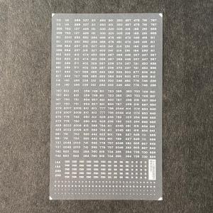 103系 西日本仕様 車番/表記【単色刷りインレタ〈白／黒〉】各1編成分