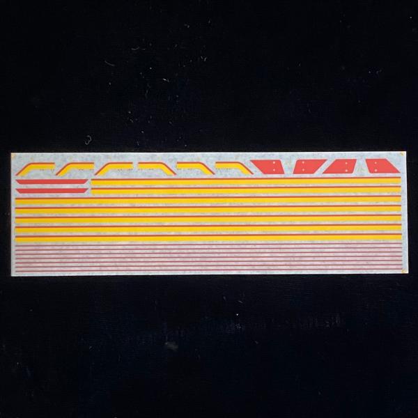 381系スーパくろしお（赤・黄）帯インレタ(Nゲージ)