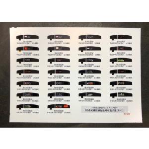 世田谷総合車両センター 武蔵野線103系方向幕ステッカー : グリーン