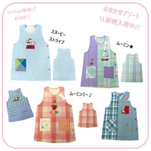 2枚入 エプロン 保育士 キャラクター M-L 保育士エプロン 大きい