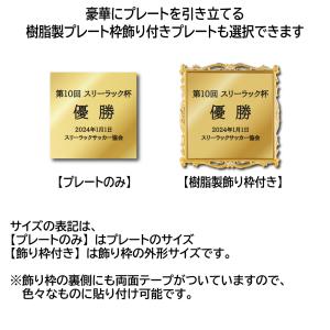 ☆プレートのみ販売・飾り枠付き選択可☆ ミラー...の詳細画像1