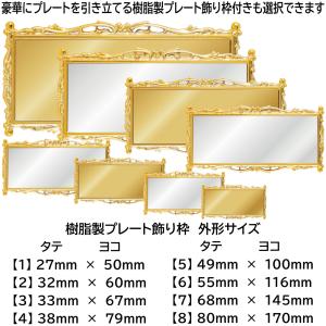 ☆プレートのみ販売・飾り枠付き選択可☆ ミラー...の詳細画像4