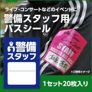 ケミストリー　CHEMISTRY ライブスタッフ用　アクセスオールエリアパス スタッフパスシール アクセスオールエリア 黄色 1セット20枚 バック