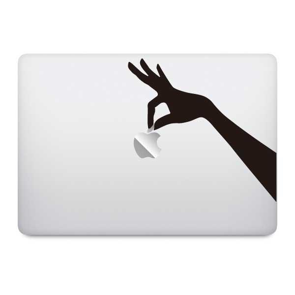 MacBookステッカー スキンシール &quot;The Hand Picking Apple&quot; MacBo...