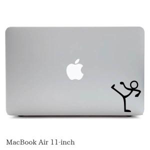MacBookステッカー スキンシール キック "kick" MacBook Air11/13 Pro13/15