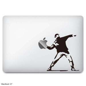 MacBookステッカー スキンシール バンクシー モロトフ ガイ Banksy Molotov Guyの商品画像