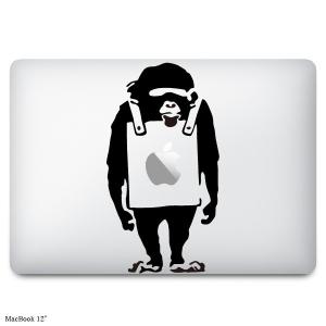 MacBookステッカー スキンシール プラカード チンバンジー The Placard Chimpの商品画像