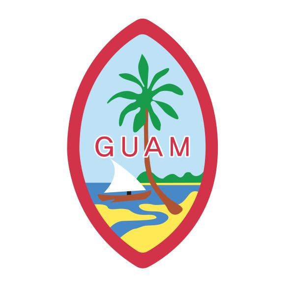 【公式 Sticker Kingdom Japan】グアム ステッカー Guam Sticker キ...