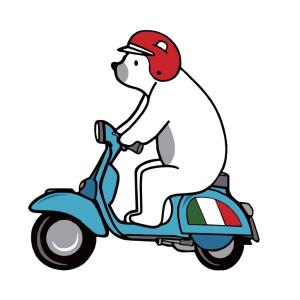 スーパーカブ ステッカー クマ シール SuperCub Sticker Seal 防水