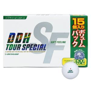 DUNLOP(ダンロップ) ゴルフボール DDH ツアースペシャル SF 15個入り ホワイト｜stier