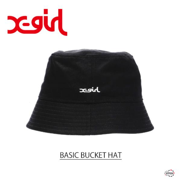 X-girl エックスガール BASIC BUCKET HAT 105234051012 ベーシック...