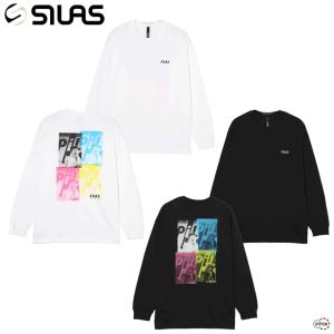 セール SILAS サイラス ×KEVIN CUMMINS PIL PHOTO WIDE L/S TEE 110234011005 ケヴィン カミンズ フォトワイドロングスリーブティー 長袖 綿 ロンT 正規取扱店｜stitch-2004