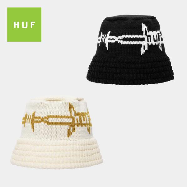 HUF BARBED WIRE KNIT BUCKET HAT HT80079 バーブワイヤーニット...