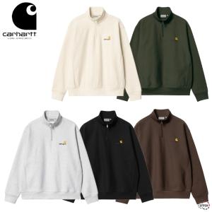 セール 正規取扱店 carhartt WIP カーハートダブリューアイピー HALF ZIP AMERICAN SCRIPT SWEATSHIRT I027014-23F ハーフジップアメリカンスクリプトスウェット