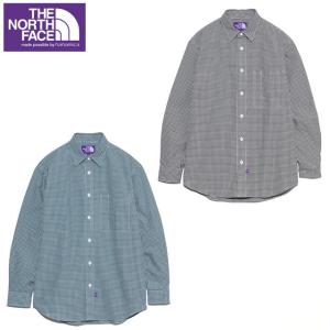 THE NORTH FACE PURPLE LABEL ザノースフェイスパープルレーベル Regular Collar Gingham Field Shirt NT3433N レギュラーカラーギンガムフィールド シャツ｜STiTCH Yahoo!店