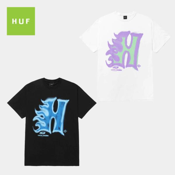 HUF HEAT WAVE TEE TS02178 24S  ヒートウェーブティー アートワークプリ...