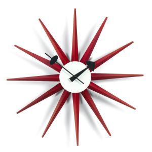 Vitra ヴィトラ Sunburst Clock・サンバーストクロック・レッド 20180090-RD｜stitch-jp