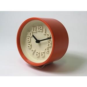 渡辺 力 小さな時計 レッド WR07-15 RE