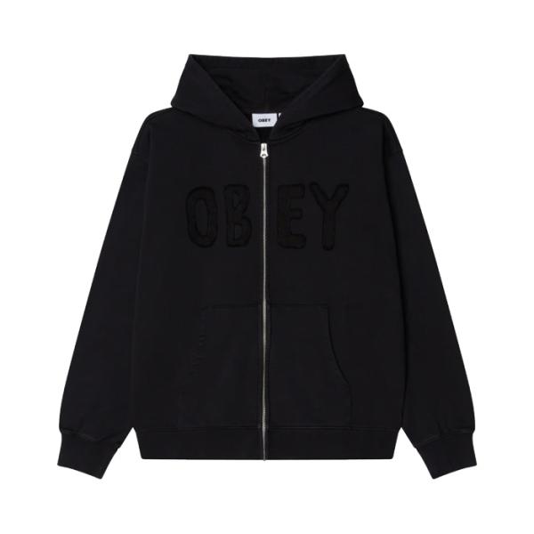 SALE OBEY オベイ HYBRID FADED ZIP HOOD 112460032-25F ...