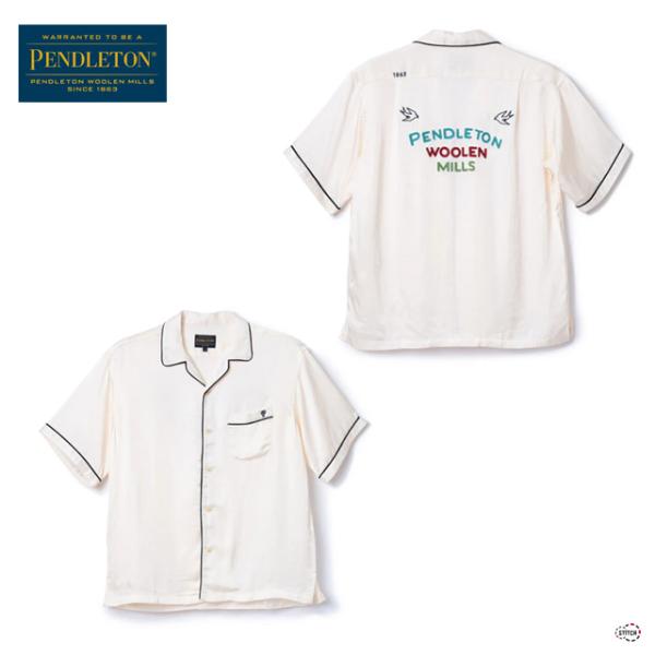 セール PENDLETON ペンドルトン S/S PIPINIG EMBROIDERY OPEN C...