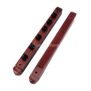 ビリヤード6プレースウォールラック ホルダープール