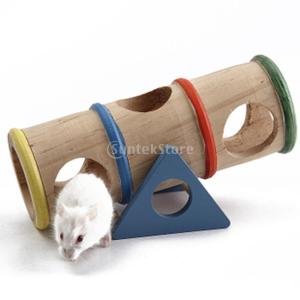 Fenteer 小型 ペット 遊び 木製 玩具 くりぬき ト...