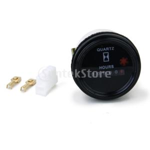 アワーメータ タイマー 時間計 カーアクセサリ AC/DC 12-36V