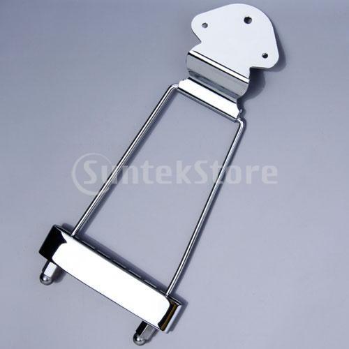 Non-brand Come T rapezeアーチトップギター用 6弦 テールピース ブリッジ