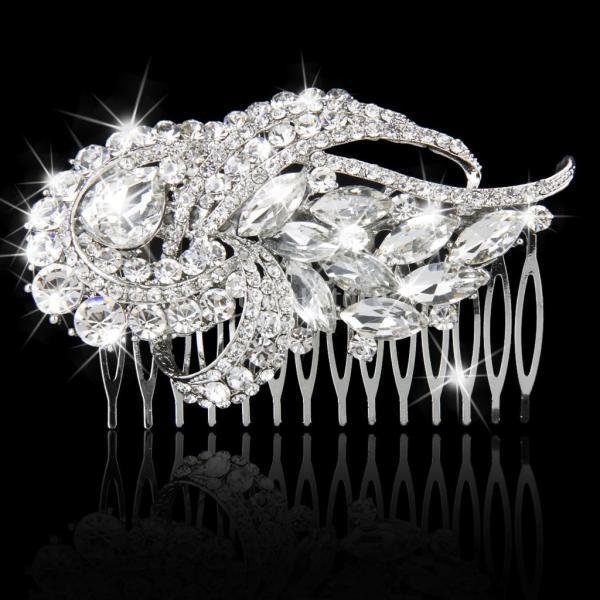 ノーブランド品 豪華 カチューシャ ティアラ ラインストーン プリンセス お姫様 髪飾り 輝き