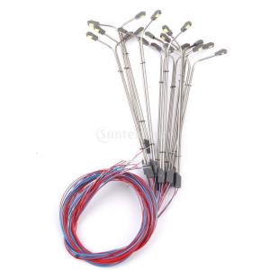 ノーブランド品 ミニ モデル街灯 街灯柱 鉄道模型 ジオラマ