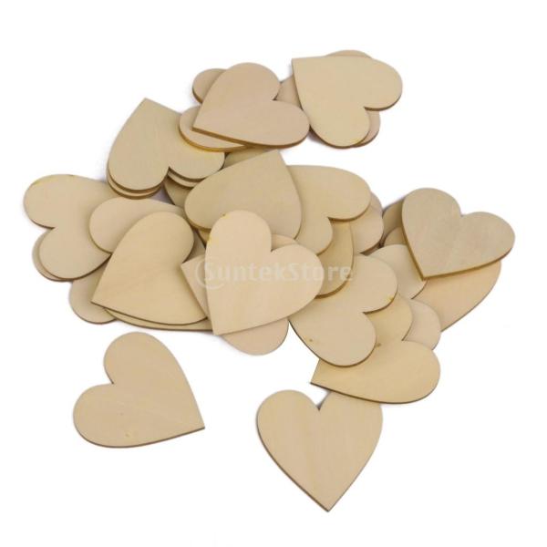 ノーブランド品 人気 木材チップ 結婚式 パーティー 撮影用 小物 カード 装飾 工芸品 DIY ハ...