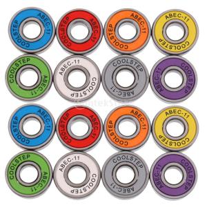 約16個 ABEC 11 高速耐摩耗 スケート 交換用 バイク インライン ベアリング