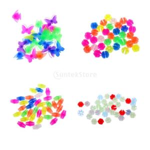 約134個  様々な 自転車飾り プラスチック ホイール スポーク カラフル 光る ビーズ