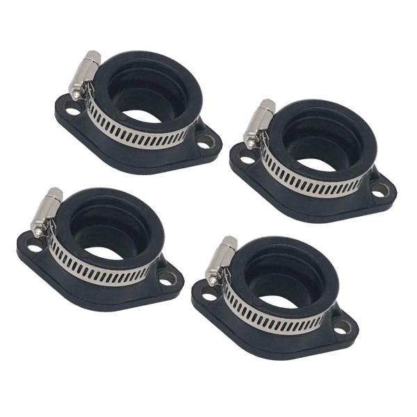 4x Unil Carb Intake Adapter Boot Flangeに適用PWK 28 /...