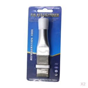 2ピース/個 コンデンサー 修理ツール ラジエーター エアコンフィンくし