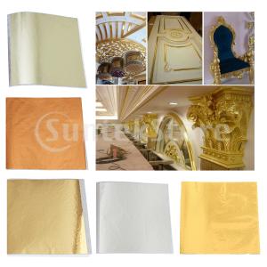 500枚入り 金箔 工芸用 多彩5色 金箔シート 木材 ガラス