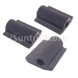 3ピース/個ラバーギアシフトレバーカバーノンスリップレバーペダルカバーシュープロテア