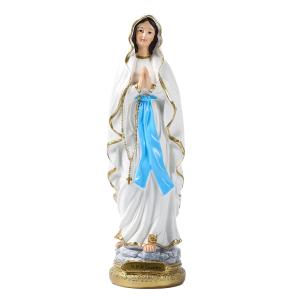 聖母マリア像 ブロンズ風 彫像 彫刻 高さ 約29cm カトリック教会