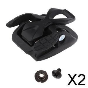 2xインラインローラースケート交換用スパイダーバックルクラスプ、ネジ留めストラップ付き