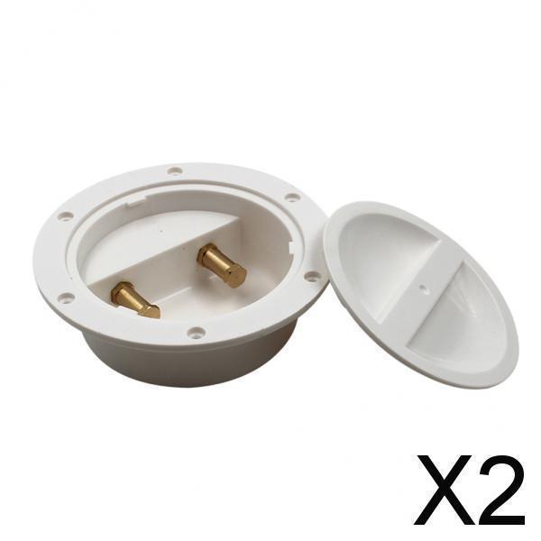 海釣り用2xマリンボート防水ジャンクションボックス電源ベース