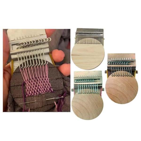 Speedweveタイプの織機DIYツールと木製ディスクダーニングDIY工芸品作成ツール10ピン+S...
