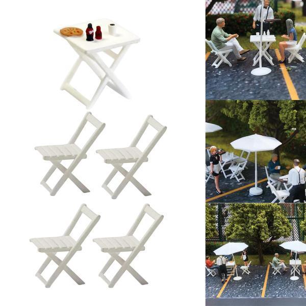 1:64フィギュアモデル机と椅子のシーンレイアウト