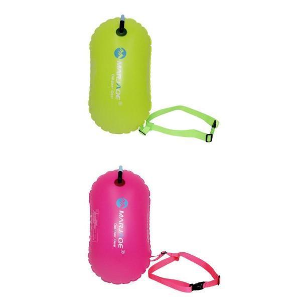 2ピースインフレータブルスイムブイトウトウフロートインフレータブルデバイスウォータースポーツ