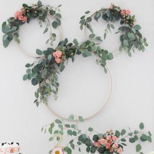 3x刺〓フープ木製マクラメリングクラフトDIY...の詳細画像5