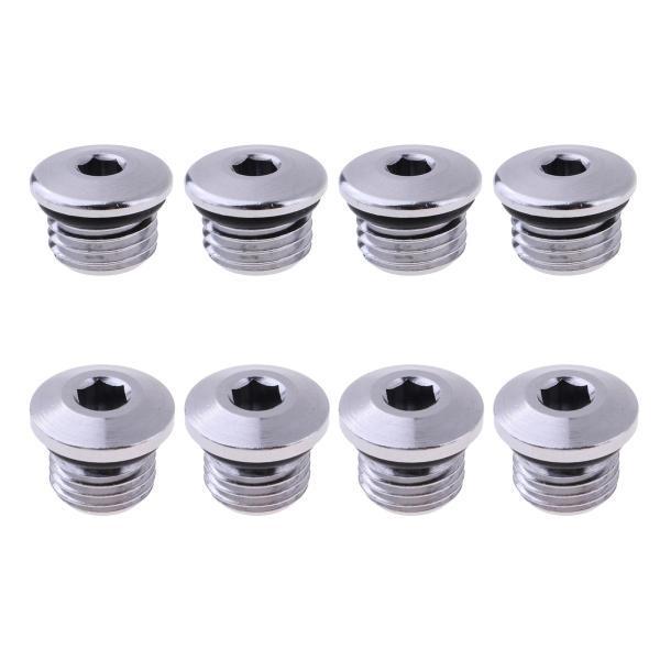8個のスキューバダイビングレギュレーター高圧ポートプラグプラグスクリューハードウェア