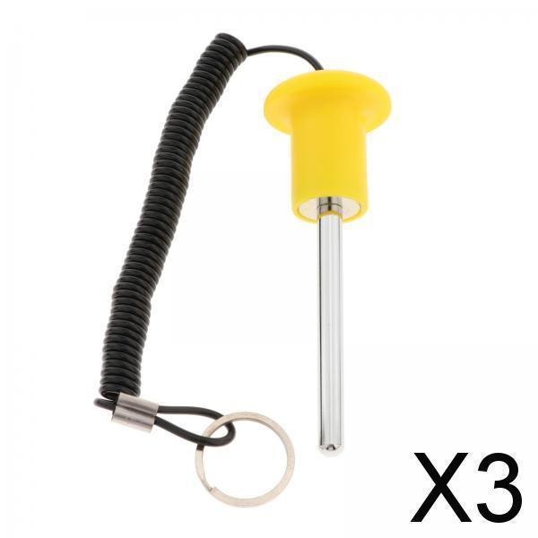 3x 磁気ウェイト スタック ピン セレクター キー エクササイズ パーツ アクセサリー 8x80m...