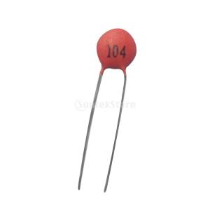 100個の100nF /0.1μFの - セラミックコンデンサ(104) - おもちゃに適した50V
