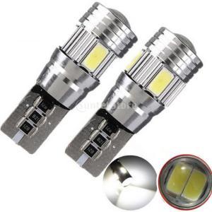 ペア 12V  車用  T10 5630 6SMD LEDライト 低消費電力 高品質 LEDバルブ